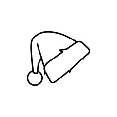Christmas Hat Icon Vector Design Template