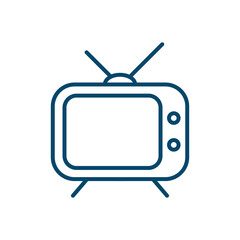 Television Icon Vector Design Template