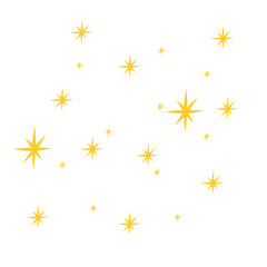 Yellow star pattern