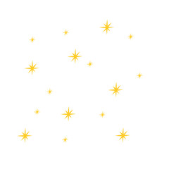 Yellow star pattern