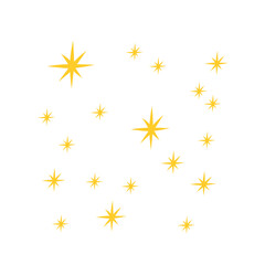 Yellow star pattern