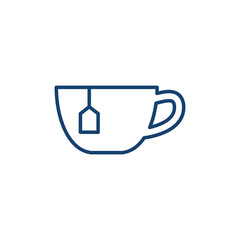 Cup of Tea Icon Vector Design Template