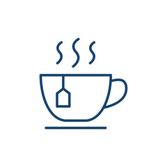 Cup of Tea Icon Vector Design Template