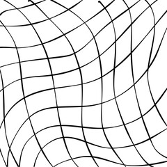 Wave grid line background