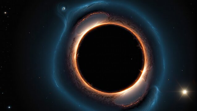 A black hole in space