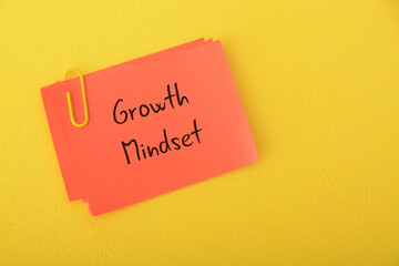 Growth mindset refers to the belief that individuals can develop their abilities, intelligence, and talents through effort, learning, and perseverance.