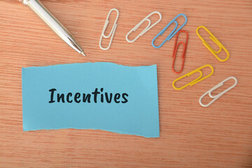 incentive is a motivating factor or reward offered to employees, customers, or other stakeholders to encourage specific behaviors, actions, or outcomes that align with the organization's objectives
