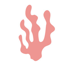 doodle seaweed colorful