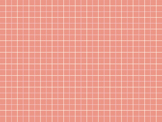 ピンクxアイボリーのチェック背景