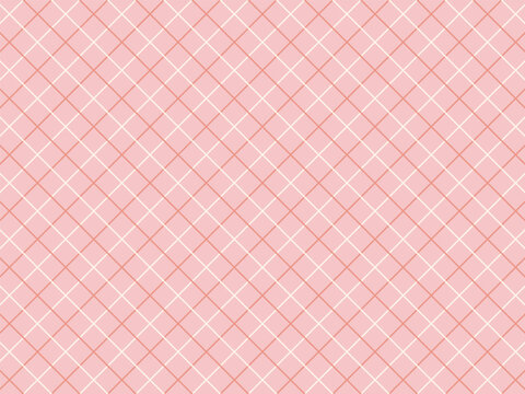 ピンク色の斜めチェック背景