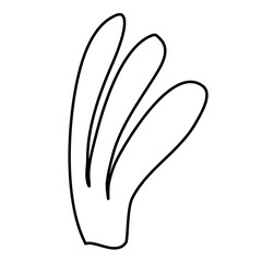 doodle seaweed colorful