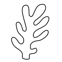 doodle seaweed colorful