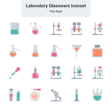 Laboratory Glassware Iconset