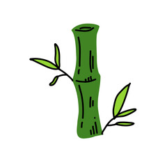 Fototapeta na wymiar doodle bamboo twigs