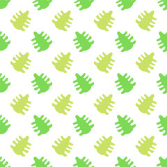 Obraz premium Botanical floral pattern design with flower motif. nature decorative background in flat style. repeat and seamless vector for wallpapers, wrapping paper, packaging, printing business, textile, fabric