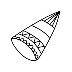 Birthday party hat doodle
