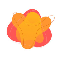 Gradien Abstract banners with flowing liquid shapes