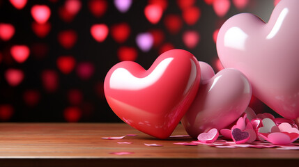 heart shaped candy HD 8K wallpaper Stock Photographic Image 