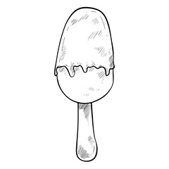 ice cream handdrawn illustration 