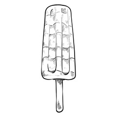 ice cream handdrawn illustration 