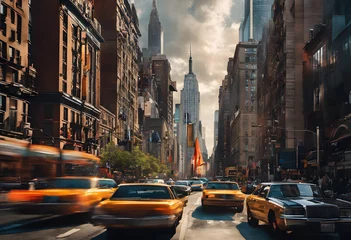 Abwaschbare Fototapete Vereinigte Staaten calle new york