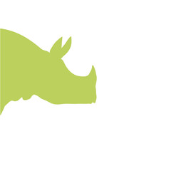 rhino head silhouette
