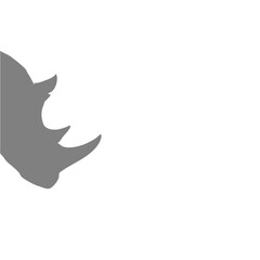 rhino head silhouette