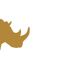 rhino head silhouette
