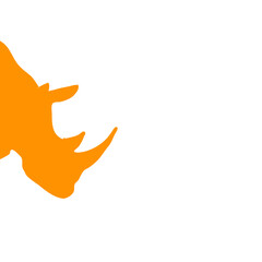 rhino head silhouette