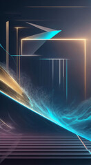 Fathomless darkness waits at the bottom of this foreboding underwater chasm. Strange biomechanical forms lurk in the shadows of the oceanic trench, lit only by the faintest glow.