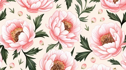 Fototapeten seamless floral pattern HD 8K wallpaper Stock Photographic Image  © AA