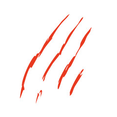 Claws scratches vector
