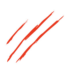 Claws scratches vector