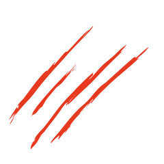 Claws scratches vector