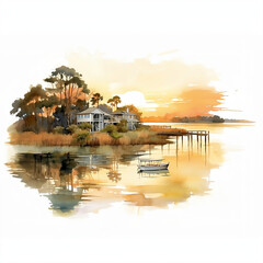 Lowcountry - Waterfront House with Boat Dock