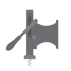 corkscrew old illustration
