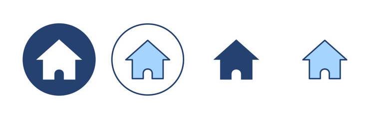 House icon vector. Home sign and symbol