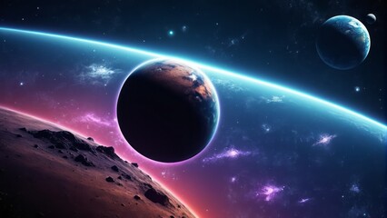 space themed wallpaper/background 