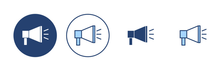 Megaphone icon vector. Loudspeaker sign and symbol