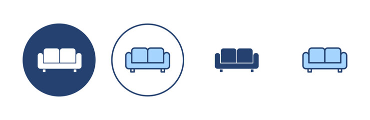 Sofa icon vector. sofa sign and symbol. furniture icon