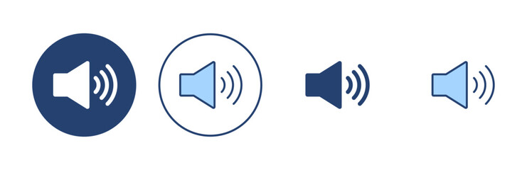 Speaker icon vector. volume sign and symbol. loudspeaker icon. sound symbol