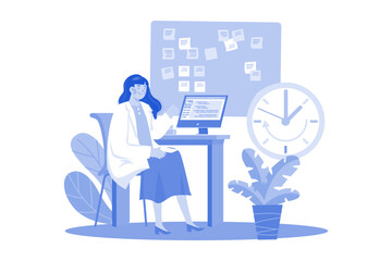 Doctor Checked His Schedule