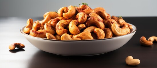 Fototapeta premium cashews that have been roasted