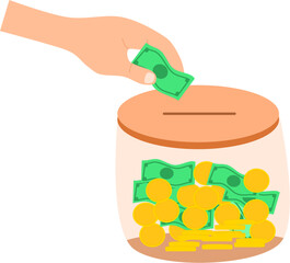 Obraz premium Donation and charity