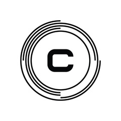 Initial Letter C Logo Template Vector Design