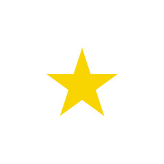 Yellow sparkle star icon 