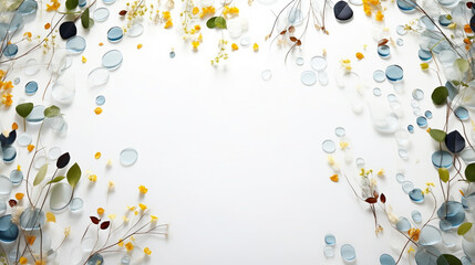 Fototapeta premium background with flowers HD 8K wallpaper Stock Photographic Image 