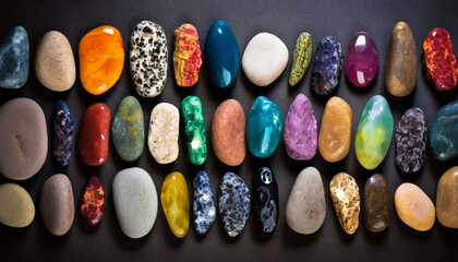 From Earth's Palette: A Collection of Colorful Rocks