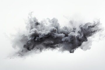 Illustration of Smoke Cloud, a Dance of Grace and Transience