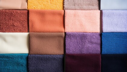 Set of Multicolored Fabric Samples to Fuel Your Creative Selections